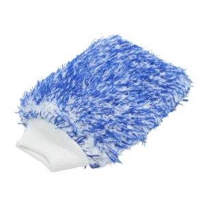 Washandschoen Gespikkeld Blauw